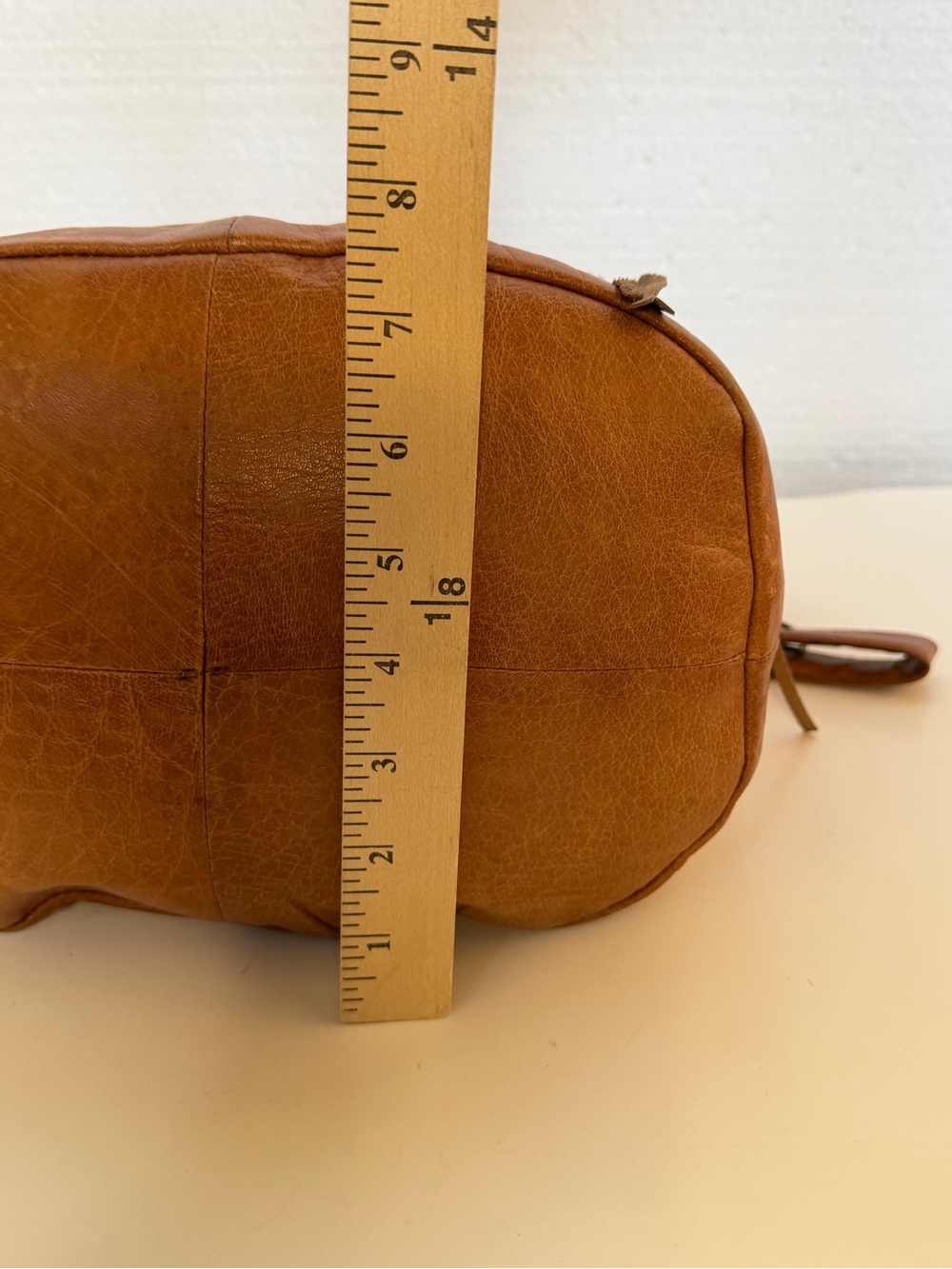 Day and mood Women’s Brown Leather Crossbody Bag - buttery soft - Picture 9 of 16
